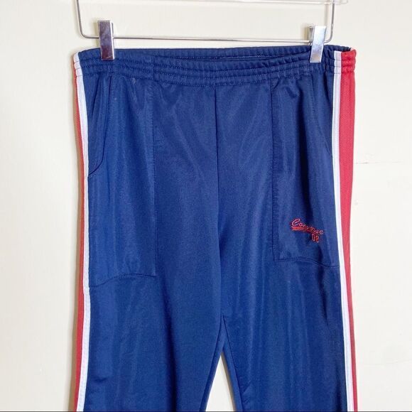 Converse Navy Track Pant Joggers Vintage Medium - Picture 3 of 10